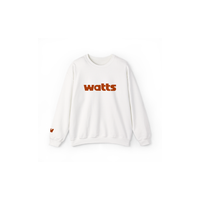 Watts White Crewneck Sweatshirt